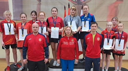 Сборная Балашихи - абсолютные победители командного чемпионата Московской области по настольному теннису среди мужчин и женщин!