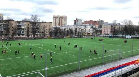 Началось функционирование нового основного поля с подогревом в Футбольном центре 