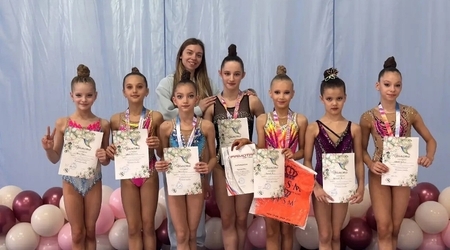 С 13 по 15 апреля в Химках прошли соревнования по художественной гимнастике 