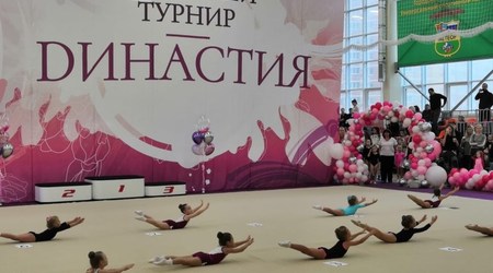 Турнир по художественной гимнастике собрал большое количество юных спортсменок