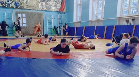 Учебно-тренировочный процесс на отделении спортивной борьбы