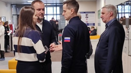 Рабочий визит исполняющего обязанности министра спорта Московской области на стадион 