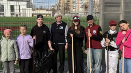 Субботник в СШОР 